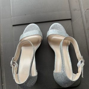 Silver sandals